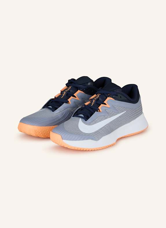 Nike Tennisschuhe VAPOR PRO 3 CLY BLAUGRAU/ HELLORANGE/ HELLBLAU