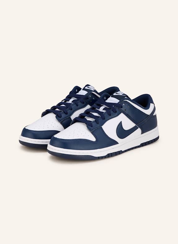 Nike Sneaker DUNK LOW RETRO WEISS/ DUNKELBLAU