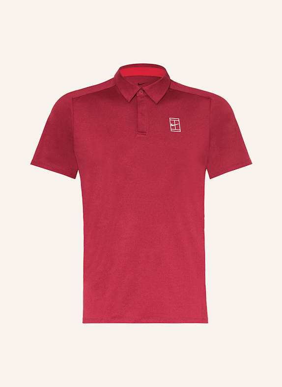 Nike Funktions-Poloshirt NIKECOURT DRI-FIT ADVANTAGE DUNKELROT