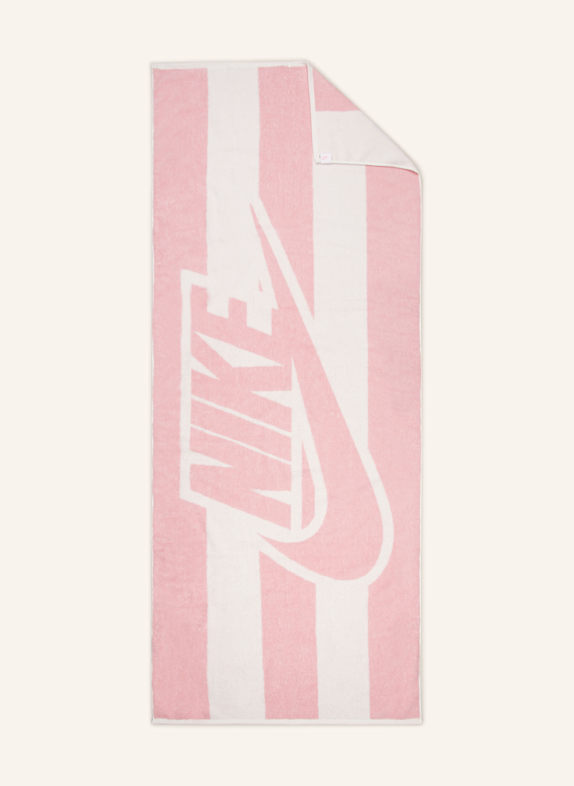 Nike Ręcznik plażowy RÓŻOWY/ BIAŁY