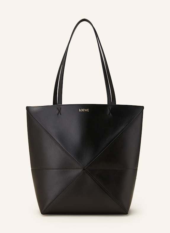 LOEWE Shopper PUZZLE FOLD SCHWARZ