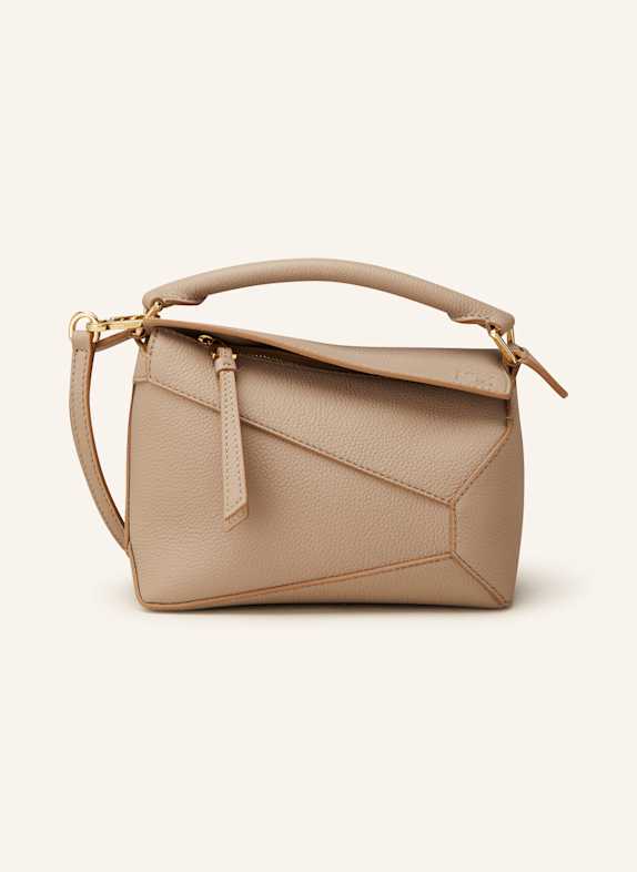 LOEWE Crossbody bag PUZZLE EDGE MINI BEIGE