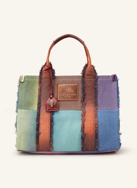 KURT GEIGER Torba shopper SOUTHBANK POMARAŃCZOWY/ NIEBIESKI/ LILA