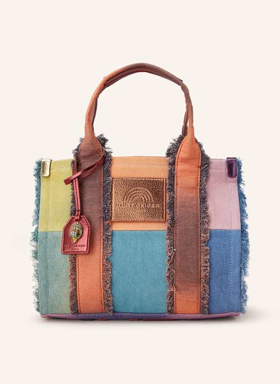 KURT GEIGER Torba shopper SOUTHBANK POMARAŃCZOWY/ NIEBIESKI/ ZIELONY