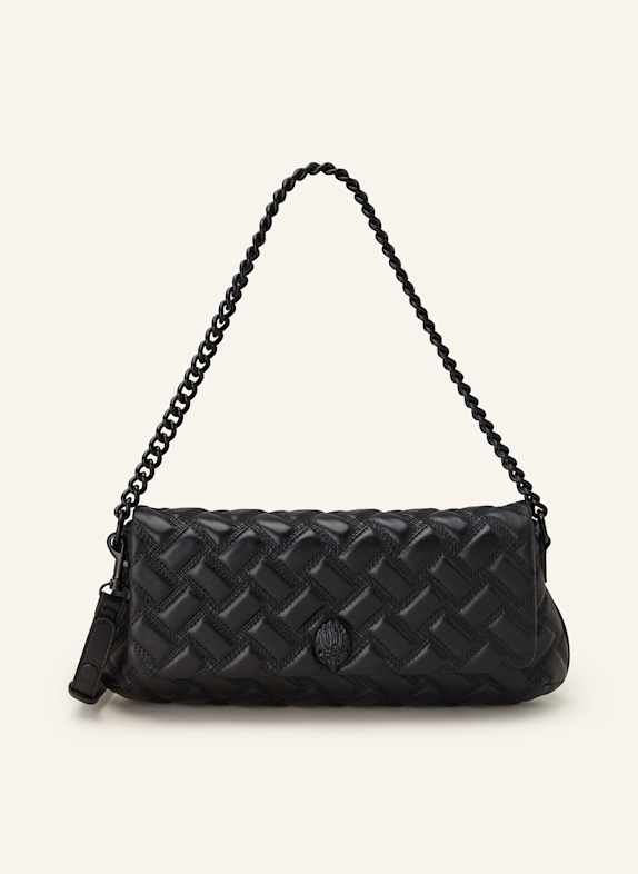 KURT GEIGER Torba na ramię KENSINGTON LONG z pikowanej skóry CZARNY