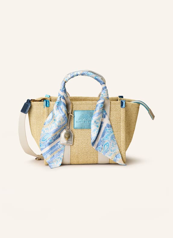 KURT GEIGER Torebka SOUTHBANK SMALL BEŻOWY/ NIEBIESKI