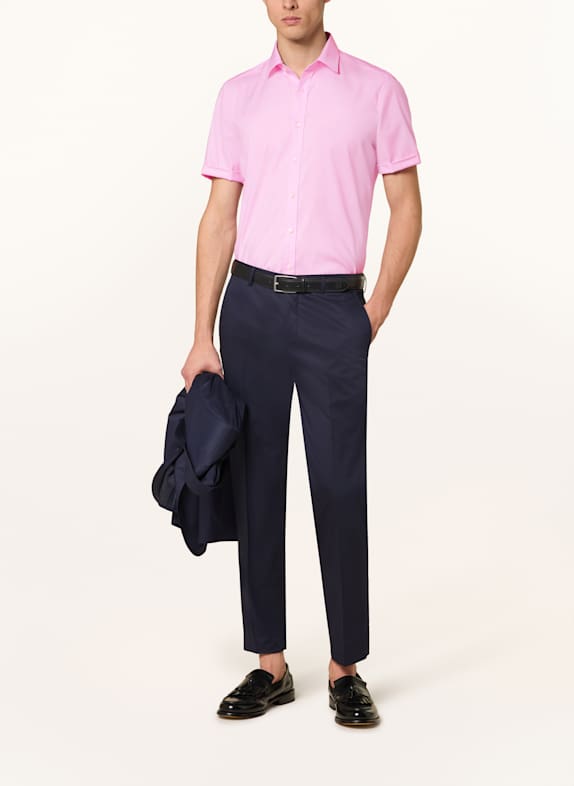 OLYMP Kurzarm-Hemd Level Five body fit PINK
