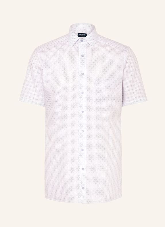 OLYMP Kurzarm-Hemd Luxor modern fit WEISS/ HELLBLAU