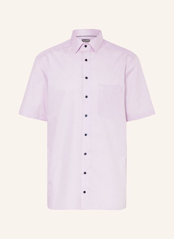 OLYMP Kurzarm-Hemd Luxor comfort fit ROSA/ DUNKELBLAU/ WEISS