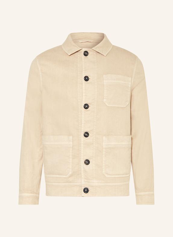 CIRCOLO 1901 Overjacket mit Leinen HELLBRAUN
