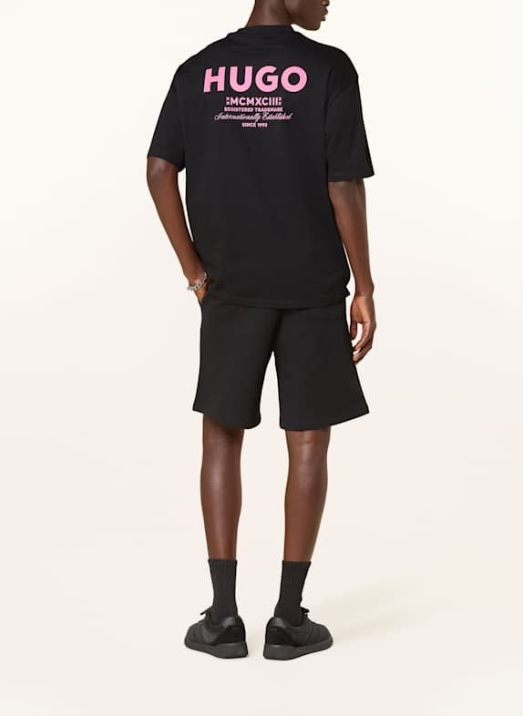 HUGO BLUE T-Shirt NALONO SCHWARZ