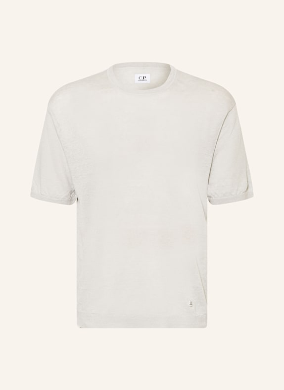 C.P. COMPANY Strickshirt aus Leinen HELLGRAU