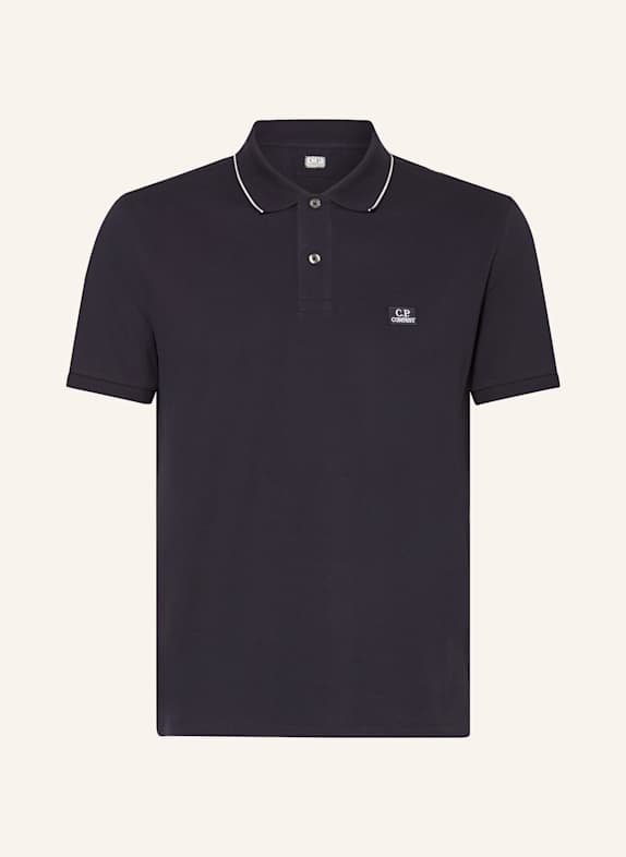 C.P. COMPANY Piqué-Poloshirt DUNKELBLAU
