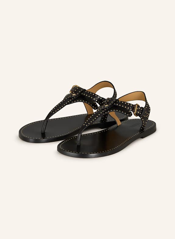 ISABEL MARANT Flip flops JOONY BLACK
