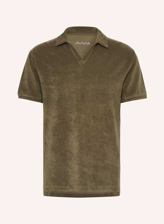 Juvia Frottee-Poloshirt KHAKI