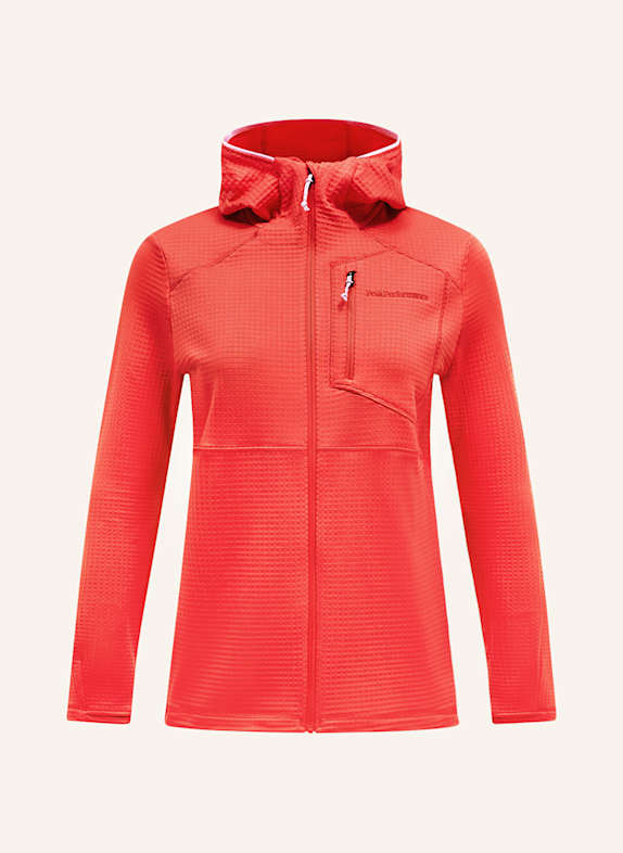 Peak Performance Fleecejacke POLARTEC TRAIL NEONROT