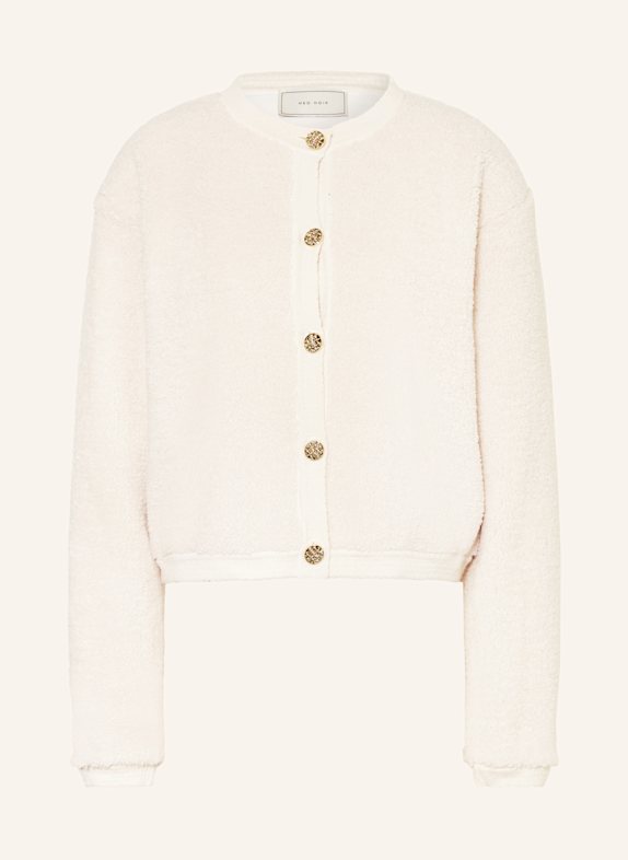 NEO NOIR Teddyfell-Jacke ECRU