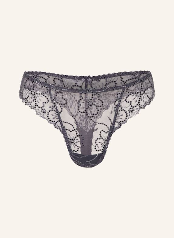 MARIE JO Thong JANE with decorative beads DARK BLUE