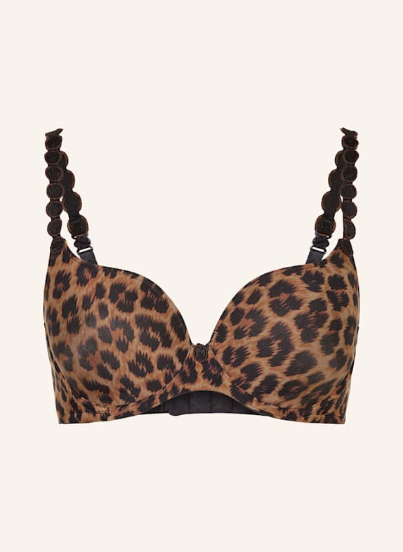 MARIE JO Molded cup bra TOM BROWN/ BLACK