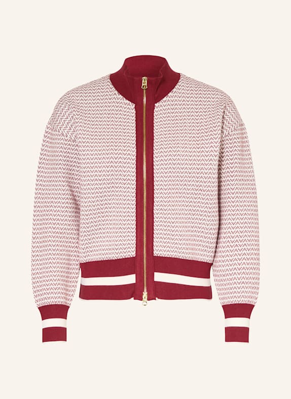 VARLEY Jacke WALTER KNIT WEISS/ ROT