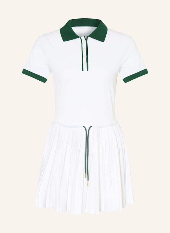 VARLEY Tenniskleid PALOMA WEISS/ DUNKELGRÜN
