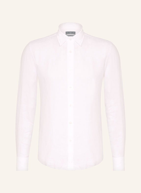 pierre cardin Leinenhemd Modern Fit WEISS