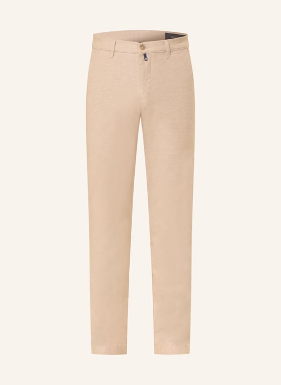 pierre cardin Chino PC-COLMAR Tapered Fit HELLBRAUN