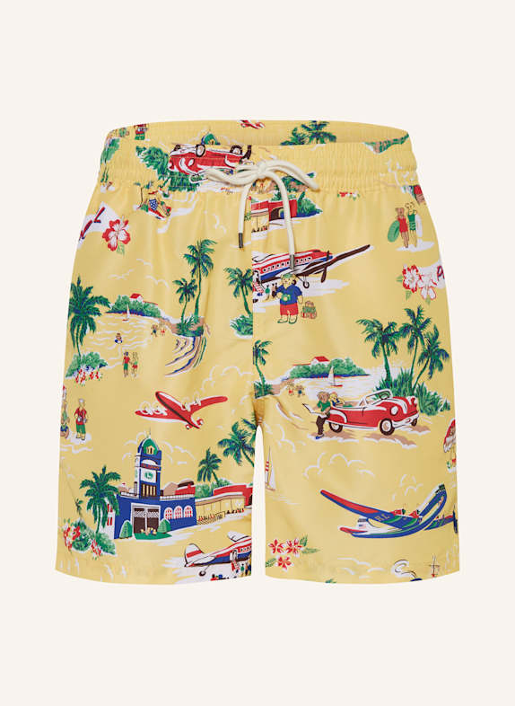 POLO RALPH LAUREN Badeshorts GELB/ GRÜN/ ROT