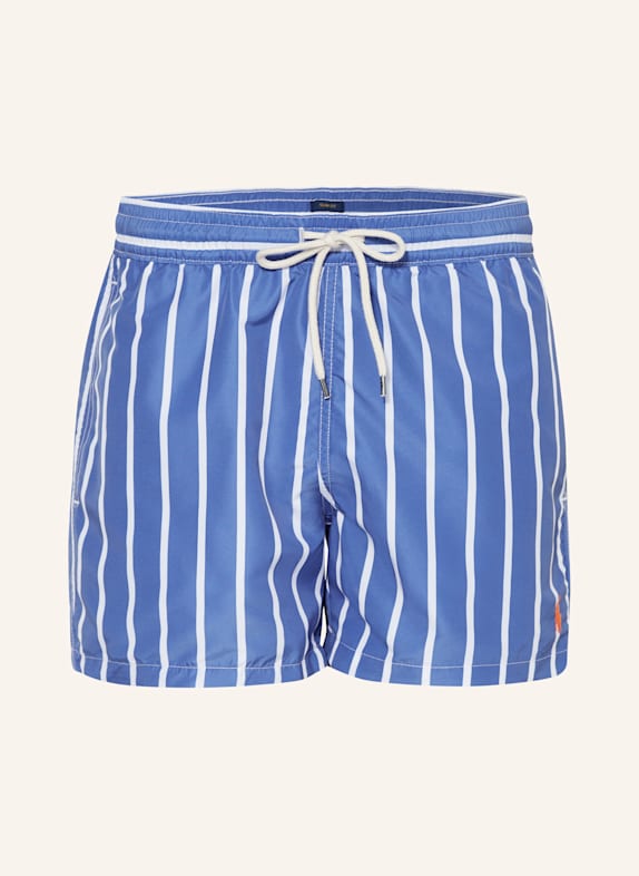 POLO RALPH LAUREN Badeshorts BLAU/ WEISS