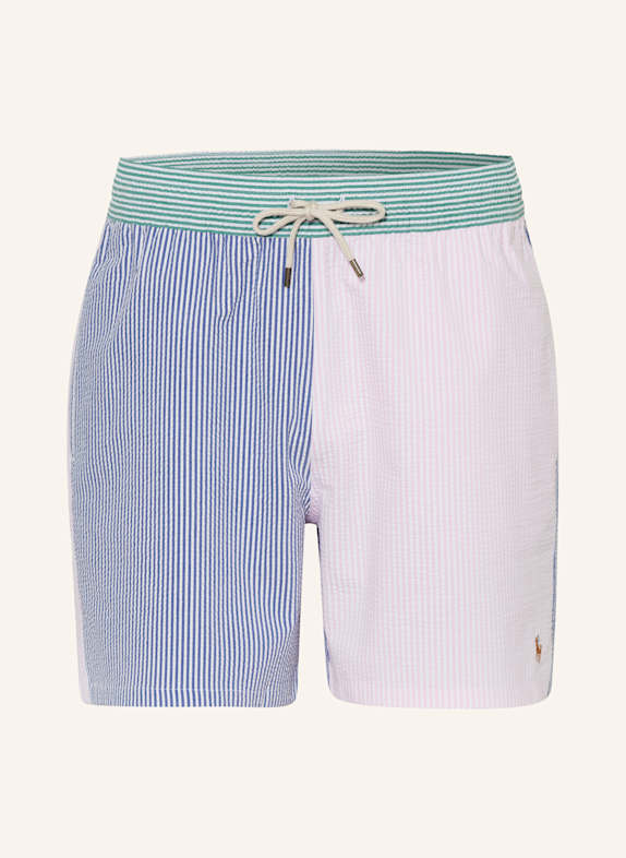 POLO RALPH LAUREN Badeshorts DUNKELBLAU/ HELLROSA/ GRÜN