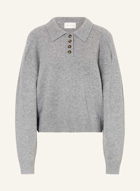 LOULOU STUDIO Cashmere-Pullover HOMERE GRAU