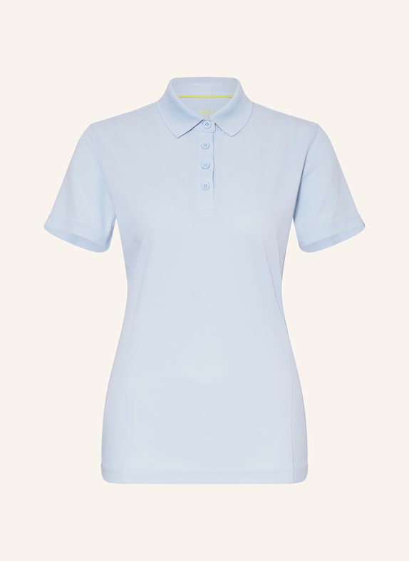 me°ru' Funktions-Poloshirt BRISTOL HELLBLAU