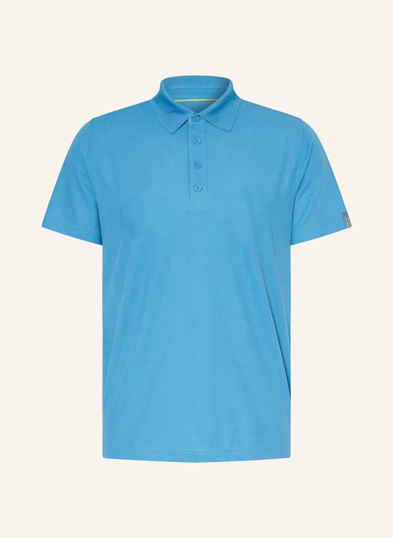 me°ru' Funktions-Poloshirt BRISTOL BLAU