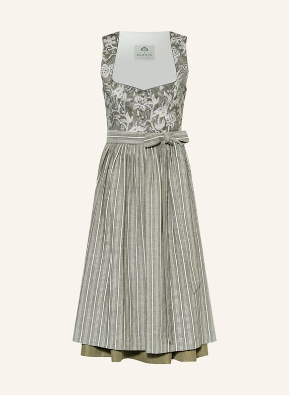 BERWIN & WOLFF Dirndl GRÜN/ OLIV/ GRAU