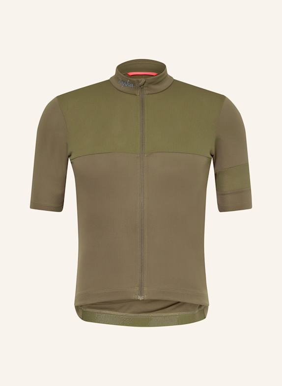Rapha Koszulka rowerowa BREVET ELEMENT OLIWKOWY
