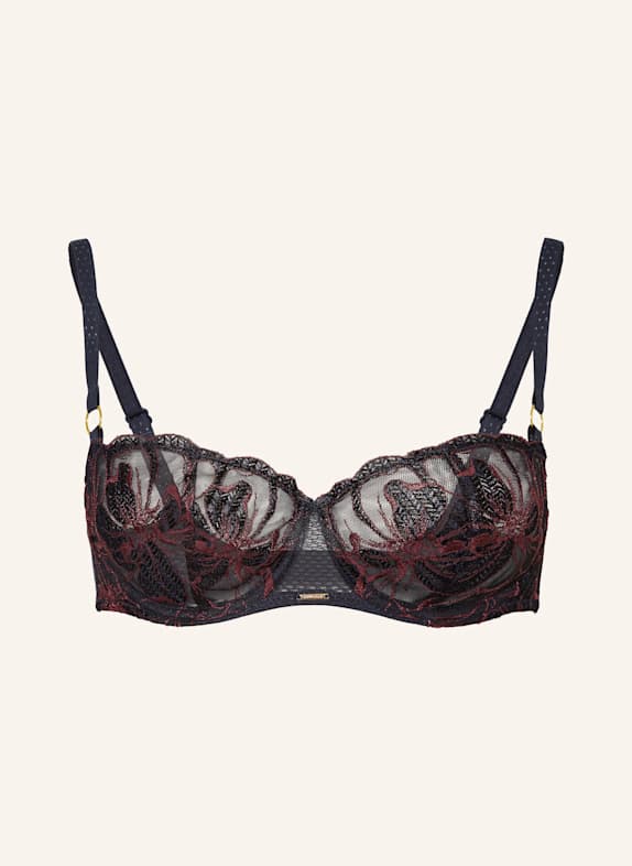 CHANTELLE Balconette-BH FLEURS SIGNATURE DUNKELBLAU/ DUNKELROT