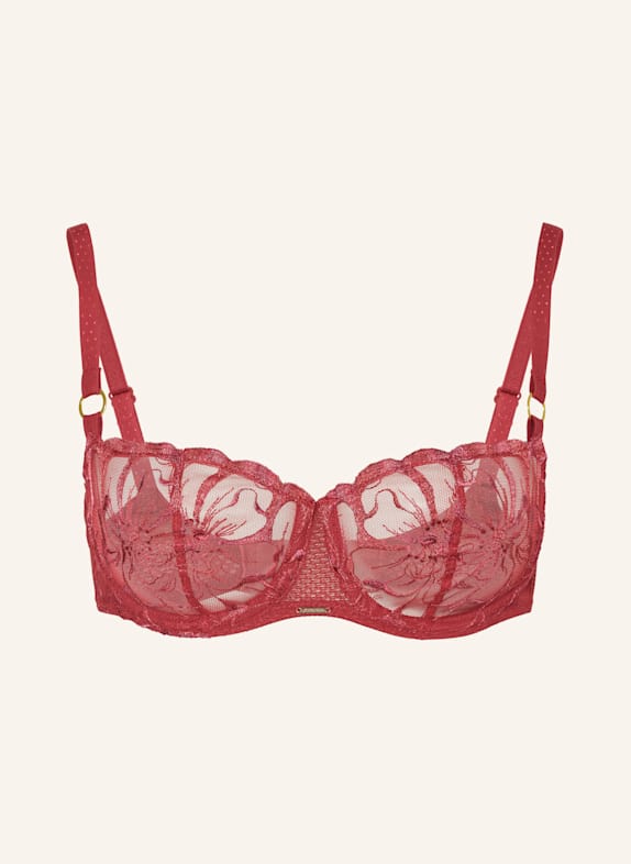 CHANTELLE Balconette-BH FLEURS DUNKELROT
