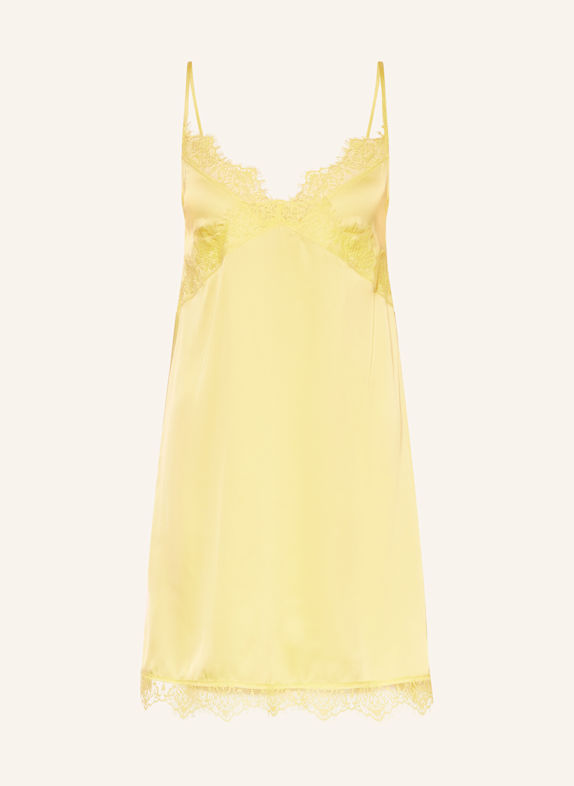 SIMONE PÉRÈLE Negligé SATIN SECRETS aus Satin HELLGELB