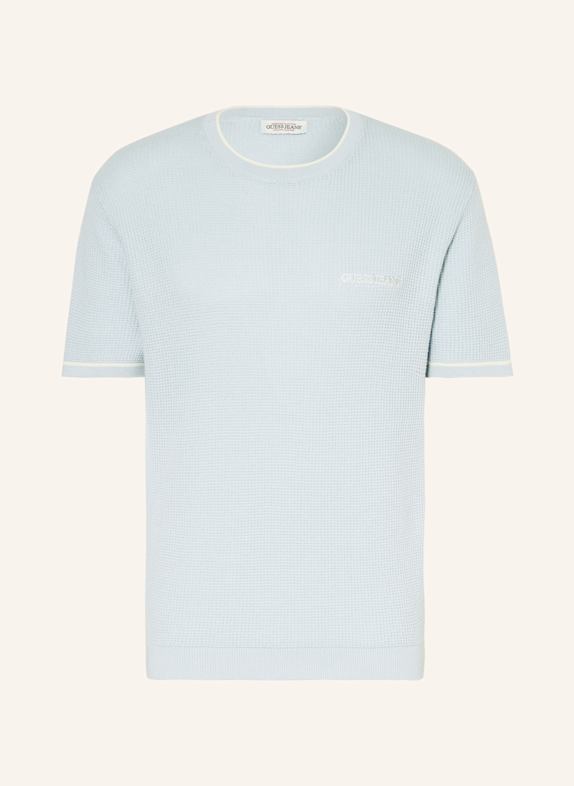 GUESS JEANS Strickshirt HELLBLAU