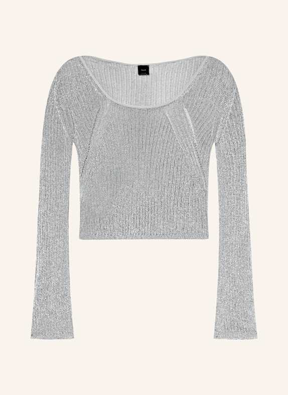 PINKO NATHAN sweater with glitter thread SILVER