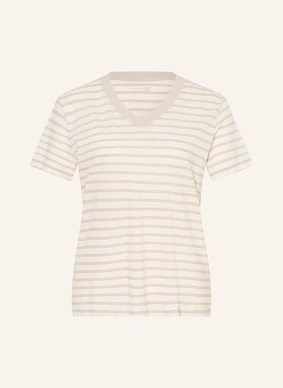 SCHIESSER Lounge-Shirt MIX+RELAX ECRU/ BEIGE