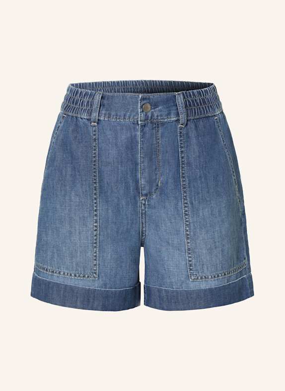 LIU JO Jeansshorts mit Schmucksteinen 78853 Den.Blu dk.work wash