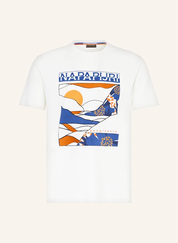 NAPAPIJRI T-shirt VALDOR KREMOWY