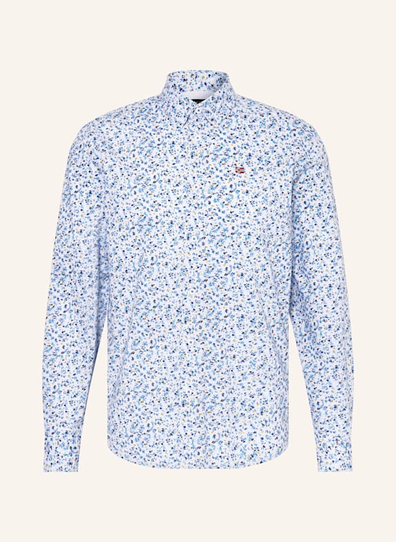 NAPAPIJRI Hemd G-RONGE Regular Fit HELLBLAU