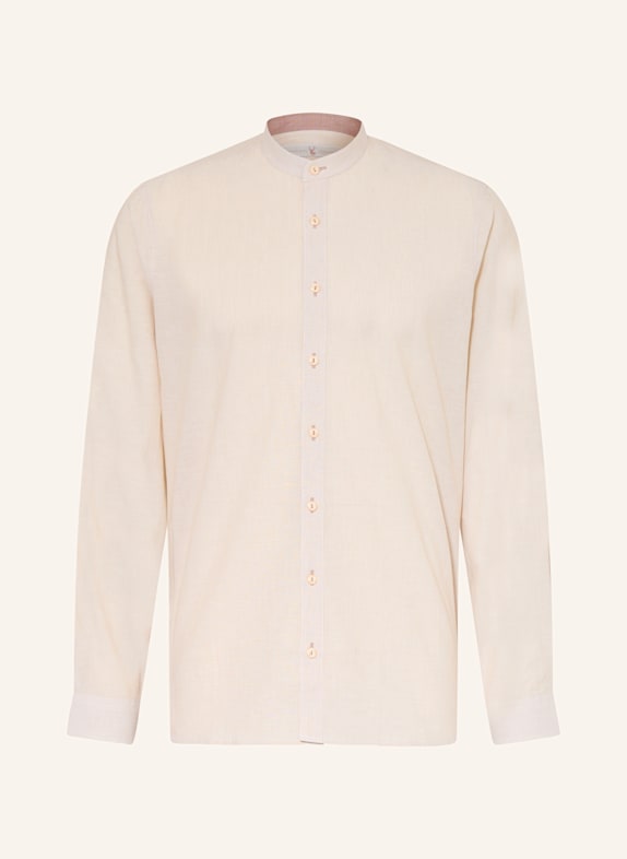 Johann & Johanna Mango Black Satin Shirt Dress BEIGE/ CREAM