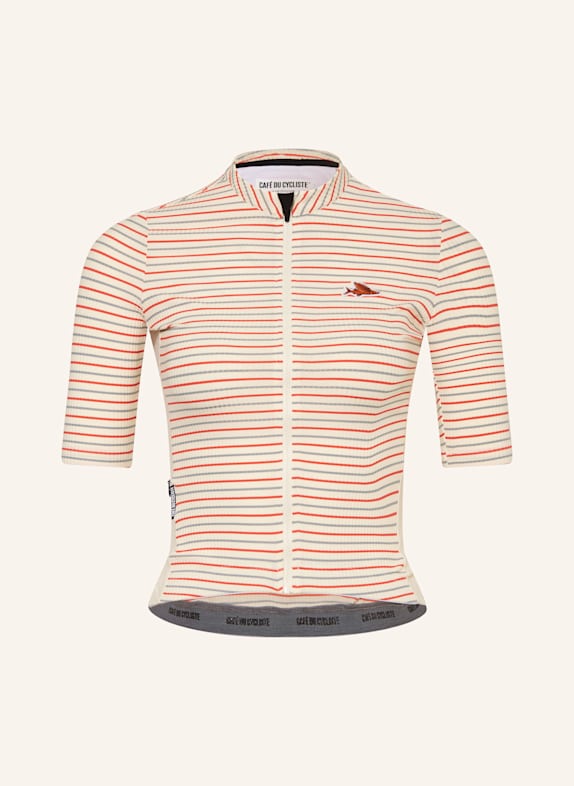 CAFÉ DU CYCLISTE Radtrikot ROMY CREME/ ROT/ BLAUGRAU