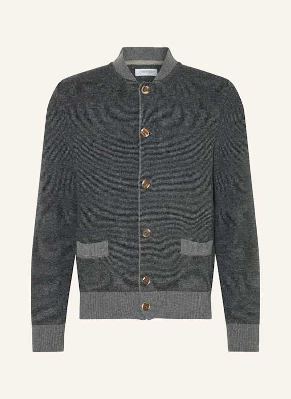 Grasegger Strickjanker Regular Fit DUNKELGRAU