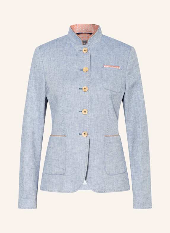 White Label Janker mit Leinen HELLBLAU