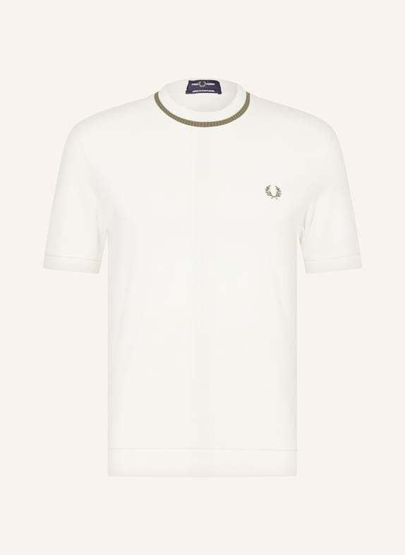FRED PERRY T-Shirt aus Piqué ECRU