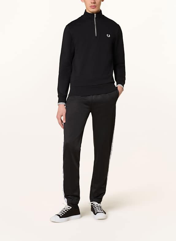 FRED PERRY Sweatshirt met capuchon ZWART
